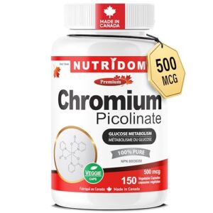 COMPLEMENT ALIMENTAIR Picolinate de chrome 500 mcg | 150 gélules végétales
